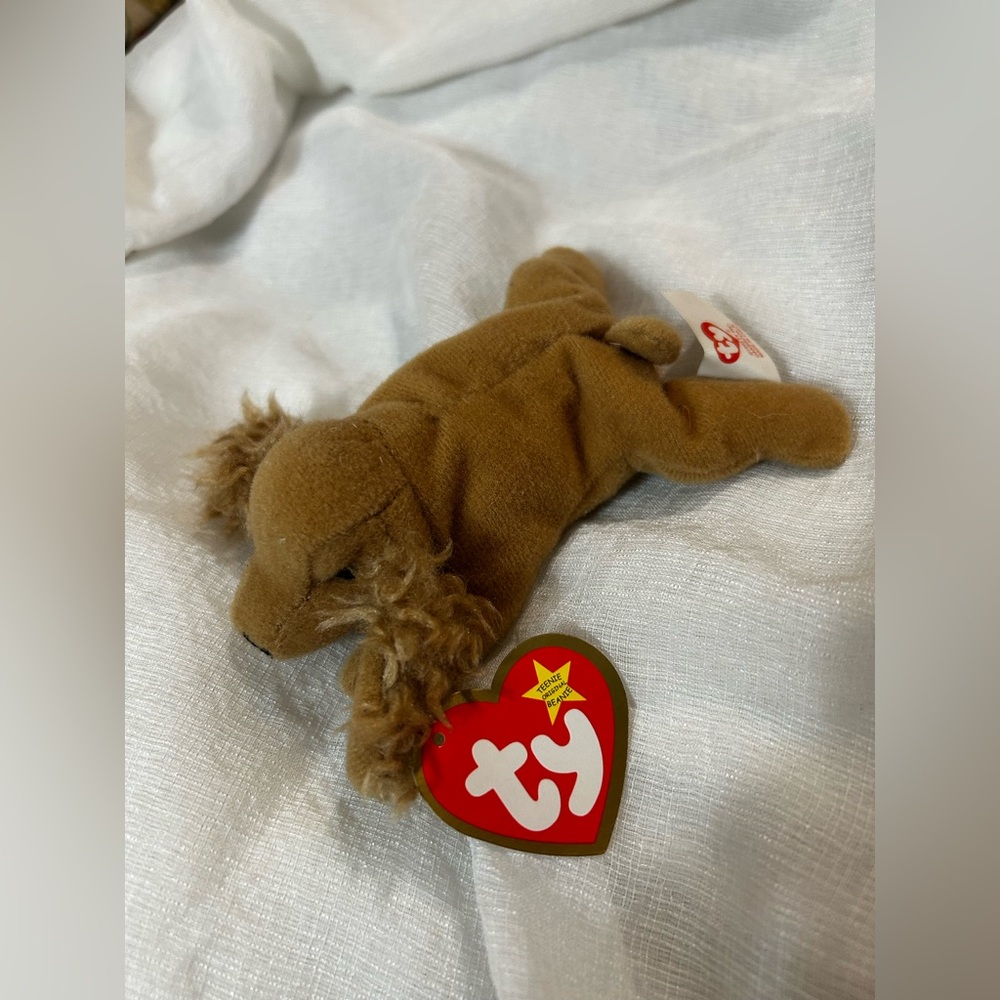 Ty Teenie Beanie Baby, Spunky the Covker Spaniel